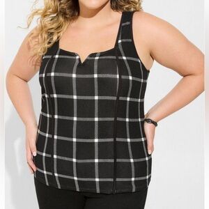 Ponte Sweetheart Corset Top
